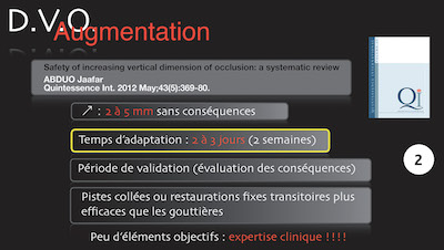 figure 2 - Alain Vanheusden : cas d’usure des faces occlusales