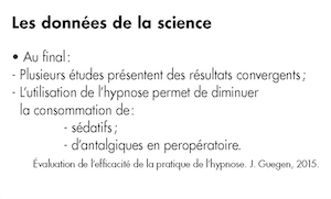 3 : Conclusions les plus souvent citées sur les effets secondaires constatés lors de l’utilisation de l’hypnose.